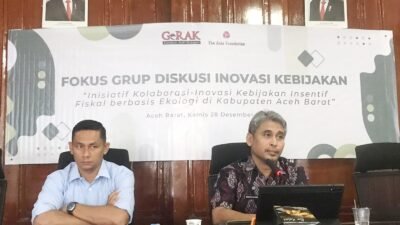 GeRAK Aceh dan Pemkab Aceh Barat Diskusikan Kebijakan Anggaran Lingkungan Hidup