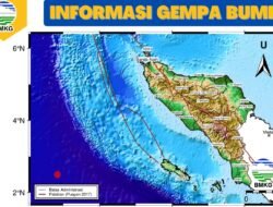 Gempa Bumi 6,3 Magnitudo Guncang Wilayah Barat Selatan Aceh