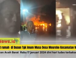 1 Unit Rumah Hangus Terbakar di Aceh Barat | BSINews Video