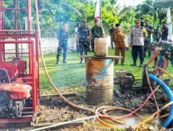 Dandrem 012 TU dan Dandim Aceh Barat Meresmikan Sumur Bor Program TNI AD Manunggal Air