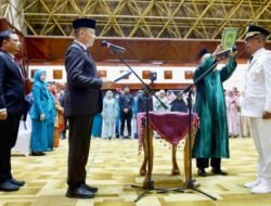 Sekda Pidie Jaya Dilantik jadi Pj Bupati, Begini Pesan Pj Gubenur Aceh