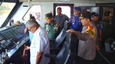 Kapolda dan Forkompimda Aceh Cek Pospam Pelabuhan Ulee Lheue
