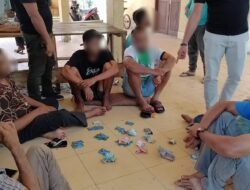 Polisi Gerebek Lokasi Perjudian, Tujuh Pelaku dan Uang Jutaan Rupiah Diamankan