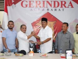 Amiruddin SH Resmi Mendaftar Melalui Partai Gerindra Untuk Bacalon Bupati Aceh Barat Periode 2024-2029