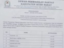 Dinyatakan Lulus, Komisi I DPRK Tetapkan Lima Nama Anggota Panwaslih Aceh Barat 12 Dinyatakan Lulus, Komisi I DPRK Tetapkan Lima Nama Anggota Panwaslih Aceh Barat
