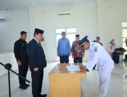 34 Pejabat Administrator dan Pengawas Aceh Barat Dilantik Pj Bupati Mahdi