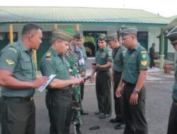 Marak Judi Online, Dandim Aceh Barat Sidak Prajurit