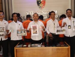Polisi Tangkap 7 Penjudi Sabung Ayam dan 5 Penjudi Slot di Nagan Raya