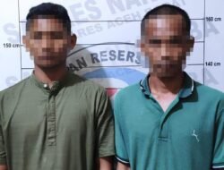 Diduga Miliki Sabu, Dua Narapidana Lapas Meulaboh Diamankan