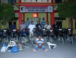 Spesialis Curanmor di Aceh Utara Akhirnya Ditangkap Polisi