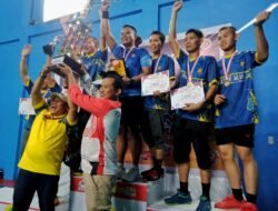 Turnamen Bulutangkis HUT Bhayangkara Berakhir, Tuan Rumah Sabet Juara