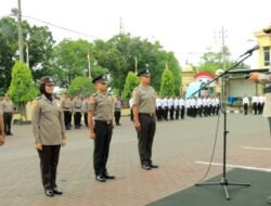 Puluhan Personel Kepolisian di Polresta Banda Aceh Naik Pangkat Setingkat
