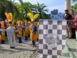 Di Aceh Barat Ratusan Siswa TK dan SD Meriahkan Karnaval HUT RI