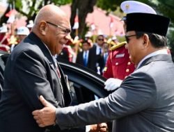 Presiden Prabowo Sambut Kunjungan Resmi PM Rabuka di Istana Merdeka