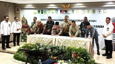 Bupati Aceh Jaya Safwandi Tegaskan Komitmen Antikorupsi di Rakor KPK