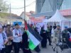 Ribuan Warga Banda Aceh Long March Dukung Palestina