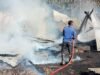 Kebakaran Hebat Landa Gudang Tembakau di Suka Makmur Aceh Besar