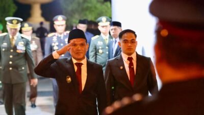 Wagub Aceh Pimpin Apel Kehormatan dan Renungan Suci di Taman Makam Pahlawan