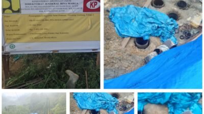 Alamp Aksi Minta APH Selidiki Dugaan Penyimpangan Proyek Penanganan Longsor Pameu–Genting Gerbang 3