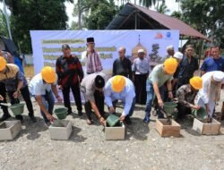 PT. MGK Resmikan Groundbreaking Rehabilitasi Total Masjid Gampong Sipot